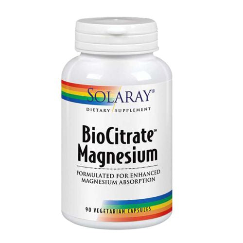 Magnesium Citrate 90 Caps By Solaray