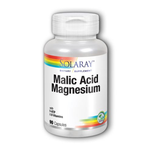 Solaray, Malic Acid with Magnesium, 90 Caps