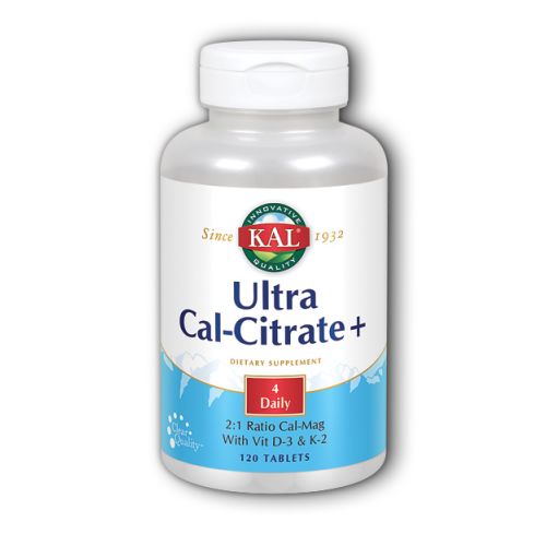 Ultra Cal-Citrate+ 120 Tabs By Kal
