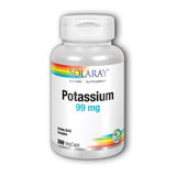 Solaray, Potassium, 99 mg, 200 Caps