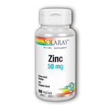 Solaray, Zinc, 50 mg, 100 Caps