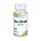 BioCitrate Zinc 50mg 60 Caps by Solaray