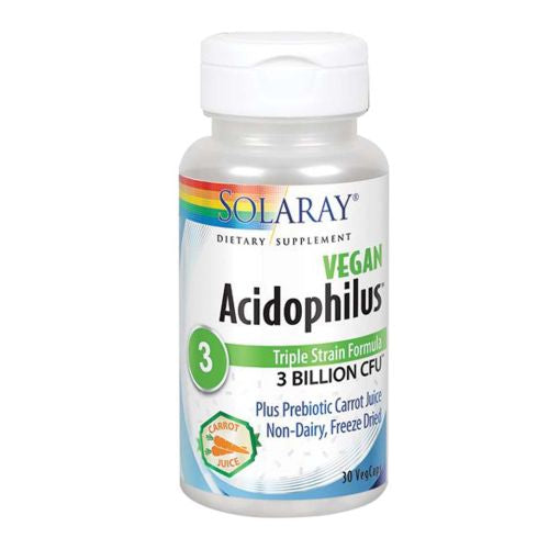 Solaray, Acidophilus, 3 Billion, 120 Caps