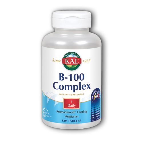 B-100 Complex Sustained Release 120 Tabs By Kal