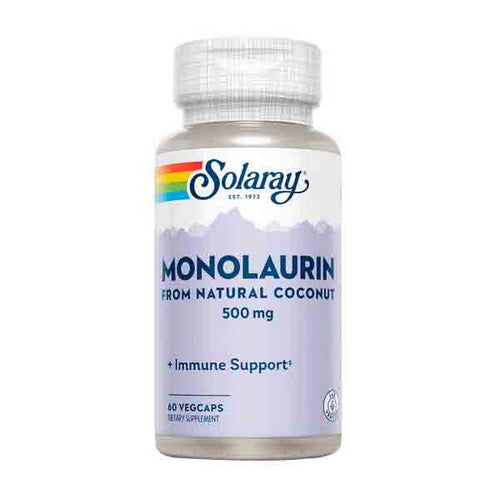 Solaray, Monolaurin, 500 mg, 60 Caps