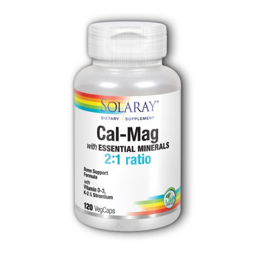 Cal-Mag Strontium 120 Caps By Solaray