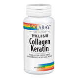 Solaray, Collagen Keratin, 60 Caps