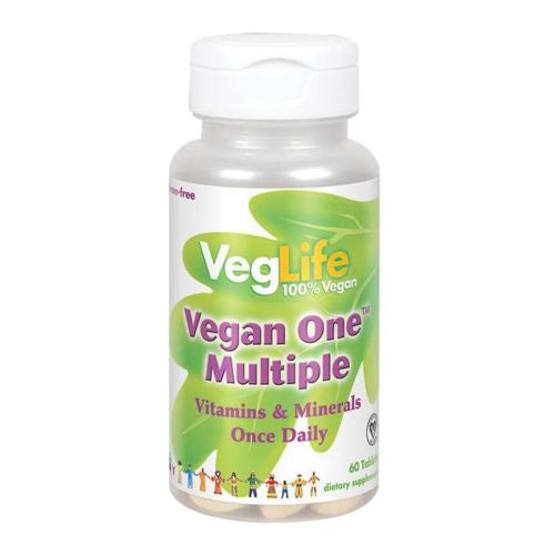 VegLife, Vegan One Multiple Iron-Free, 60 Tabs