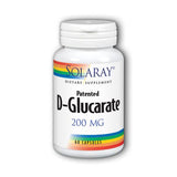 Patented D-Glucarate 60 Caps By Solaray