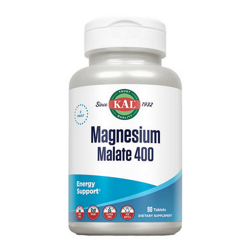 Kal, Magnesium Malate 400, 90 Tabs