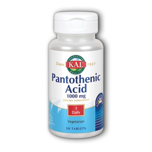 Pantothenic Acid 50 Tabs By Kal