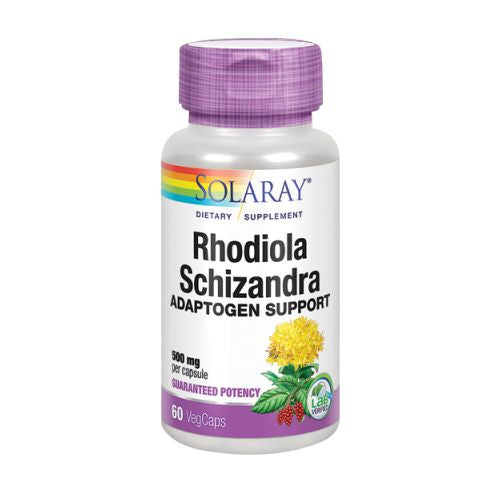 Rhodiola & Schizandra 60 Caps by Solaray