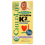 Child Life Essentials, Organic Vitamin K2 Natural Berry, 12  ml