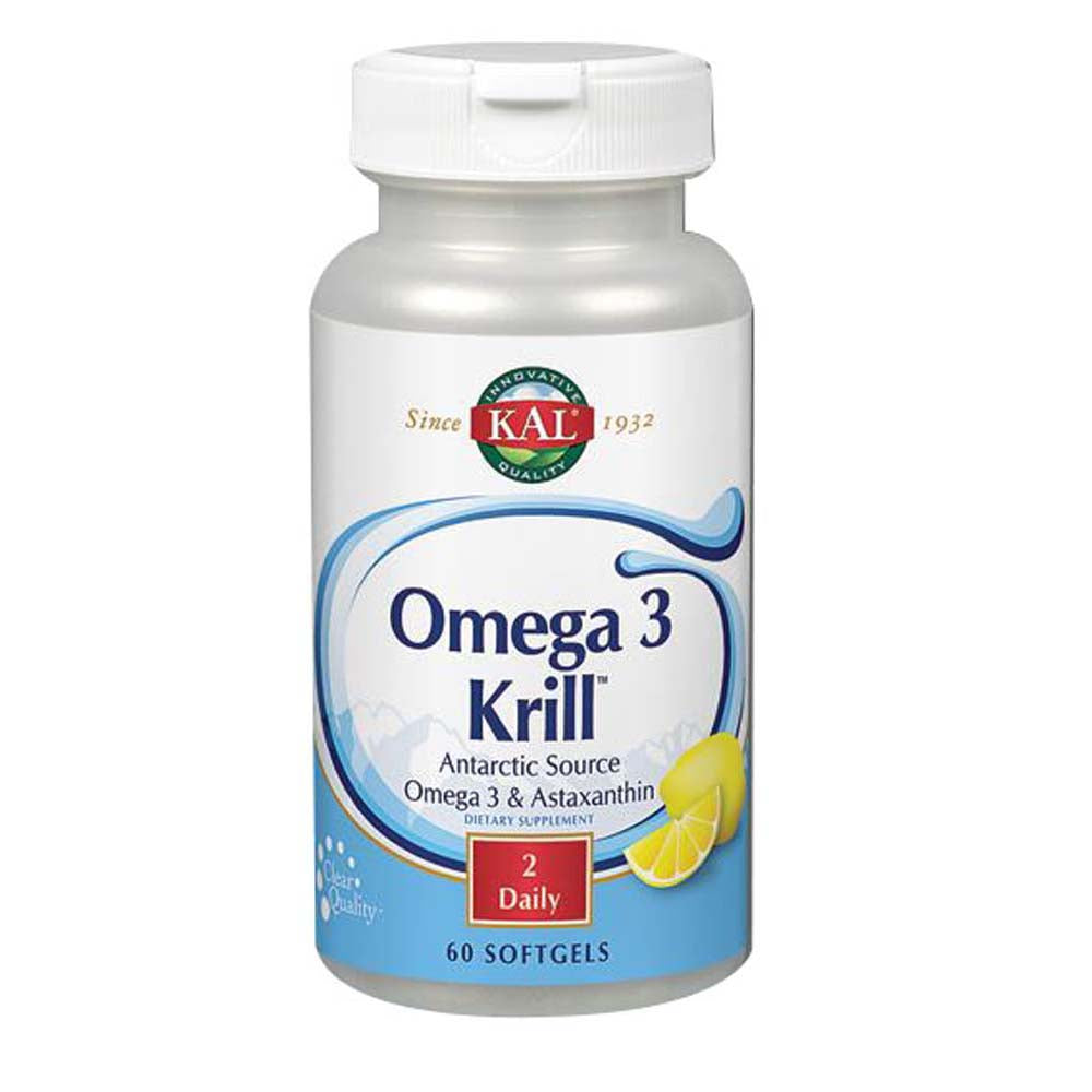 Omega 3 Krill 60 Softgels By Kal