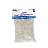 Size 00 Empty Gelatin Capsules 1,000 Count By Solaray