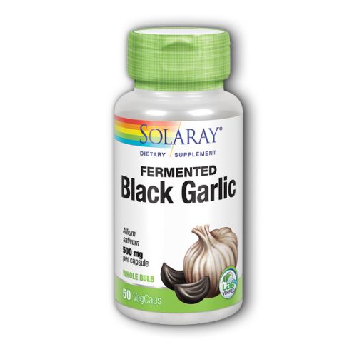 Fermented Black Garlic 500mg - 50 Caps by Solaray