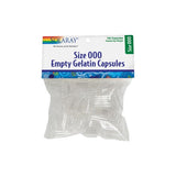 Size 000 Empty Gelatin Capsules 100 Count By Solaray