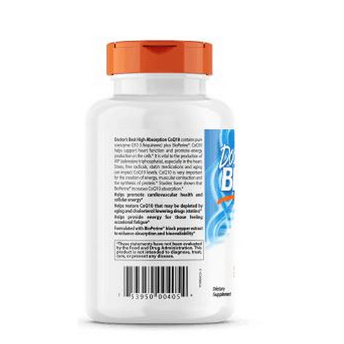 High Absorption COQ10 with Bioperine 360 Veg Caps By Doctors Best