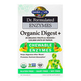 Dr. Formulated Enzymes Organic Digest+ Tropical Fruit 90 Chews by Garden of Life
