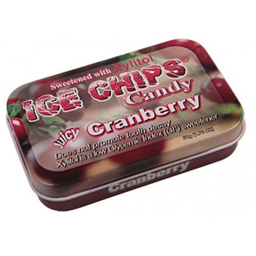Ice Chips Candy Cranberry 1.76 oz By Ice Chips Candy