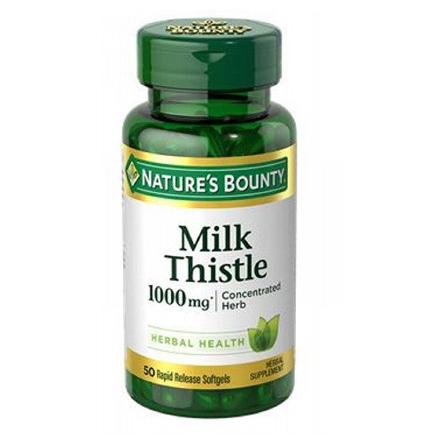Nature's Bounty, Milk Thistle, 1000 mg, 24 X 50 Softgels