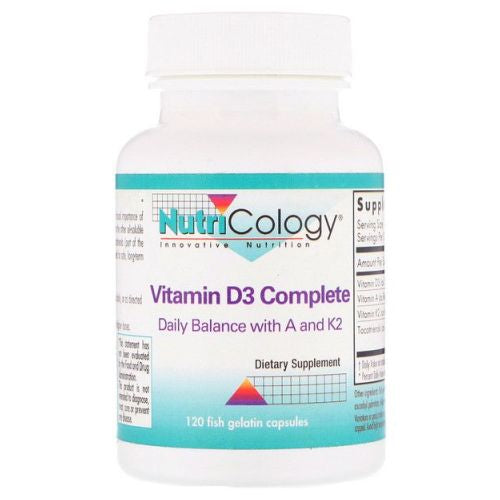 Vitamin D3 Complete 60 Softgels By Nutricology/ Allergy Research Group