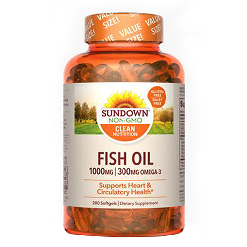 Sundown Naturals Fish Oil 12 X 200 Softgels By Sundown Naturals
