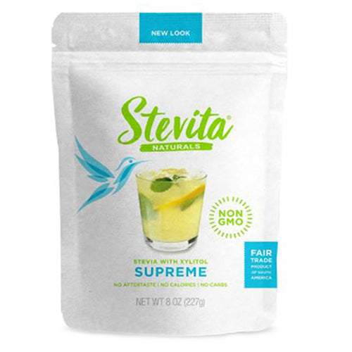 Supreme with Xylitol Stevia Pouch 8 Oz By Stevita