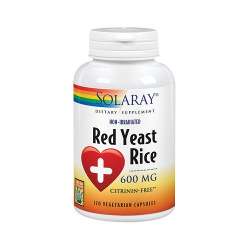 Solaray, Red Yeast Rice, 600 mg, 120 Veg Caps