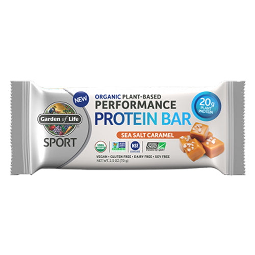 Performance Protein Bar Sea Salt Caramel 12 Bars By Garden of Life