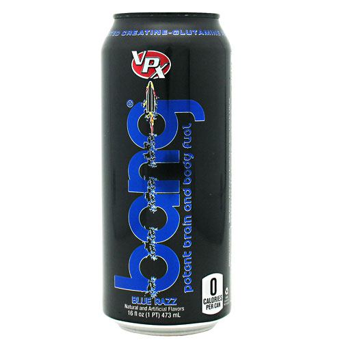 Bang Energy Drink Blue Razz 12/16 oz By VPX Sports Nutrition