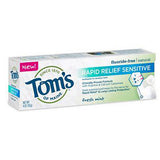 Tom's Of Maine, Rapid Relief Sensitive Toothpaste, 4 OZ