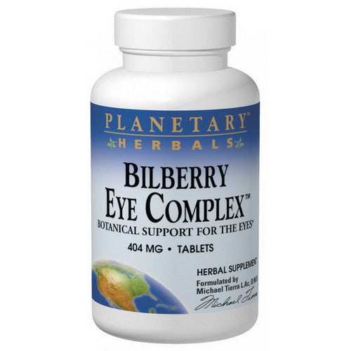 Planetary Herbals, Bilberry Eye Complex, 120 Tabs