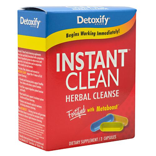 Detoxify, Instant Clean Herbal Cleanse, 3 Caps