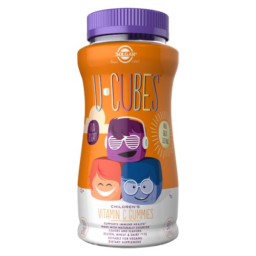 U-Cubes Children's Vitamin C 90 Gummies By Solgar