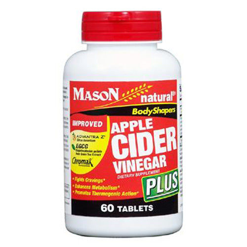 Mason, Apple Cider Vinegar Plus, 60 Tabs