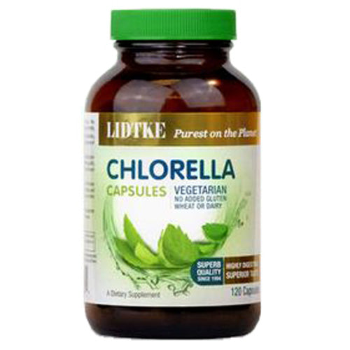 Chlorella Capsules 120 Caps By Lidtke
