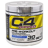 C4 Ripped Pre-Workout Icy Blue Razz 6.34 oz by Cellucor