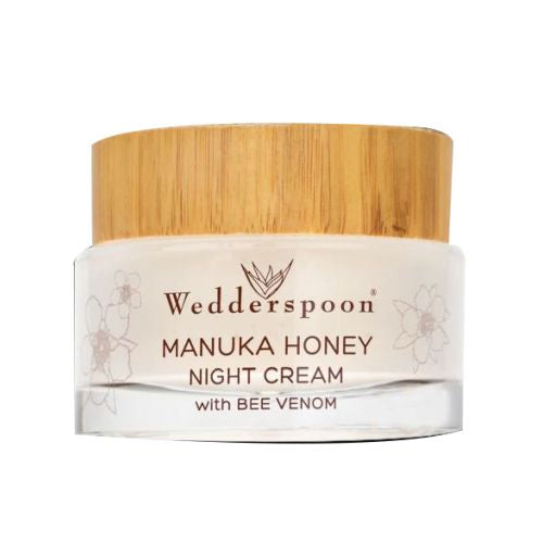 Manuka Honey Night Cream with Bee Venom 1.7 Oz By Wedderspoon