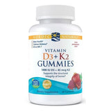 Vitamin D3 + K2 Gummies 60 Count by Nordic Naturals