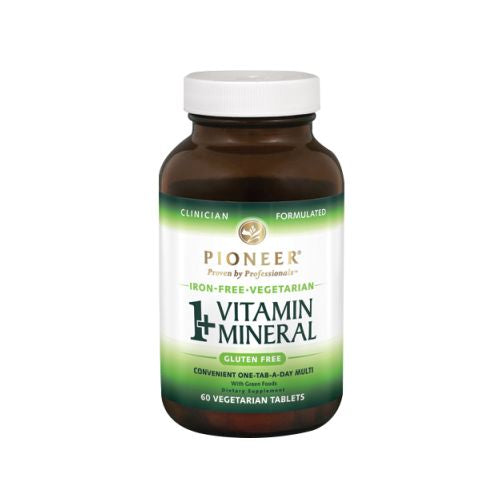 1 + Vitamin Mineral Veg - Iron Free 60 ct by Pioneer Nutritionals
