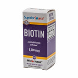 Superior Source, Biotin, 5000 mcg, 100 Tabs