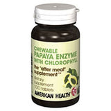 Papaya Enzyme With Chlorophyll 600 Chewable Tablets By American Health