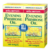 American Health, Evening Primrose Oil, 500 mg, 100 + 100 Sftgls