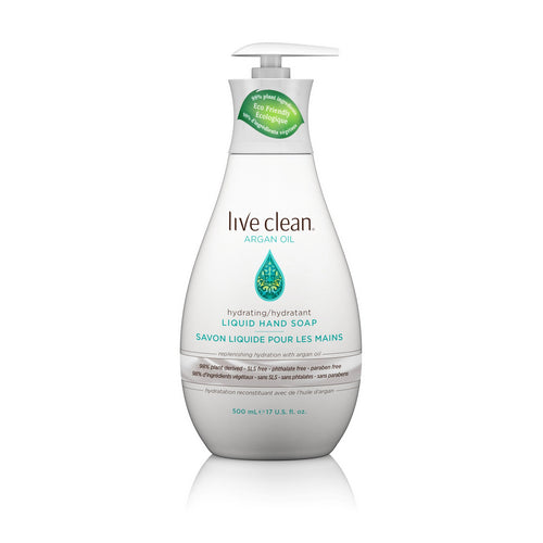 Liquid Hand Soap Argan 17 Oz By Live Clean