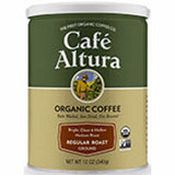 Caf+-¼ Altura, Organic Regular Roast Ground Coffee, 12 Oz