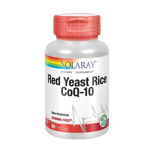 Solaray, Red Yeast Rice CoQ-10, 90 Veg Caps
