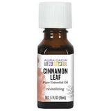 Aura Cacia, Essential Oil Cinnamon Leaf, (cinnamomum zeylanicum) 0.5 Fl Oz