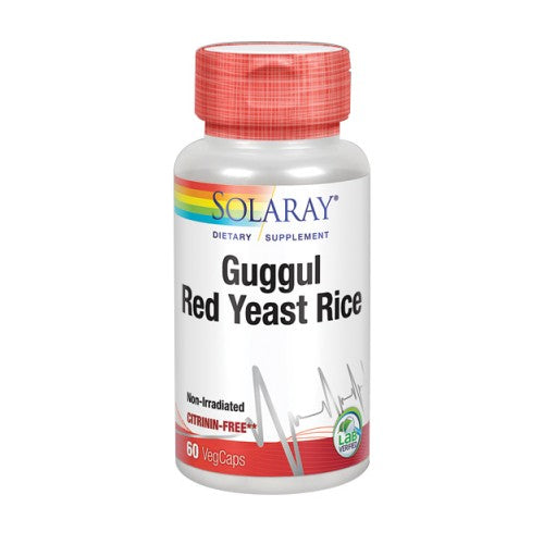 Solaray, Guggul Red Yeast Rice, 60 Veg Caps