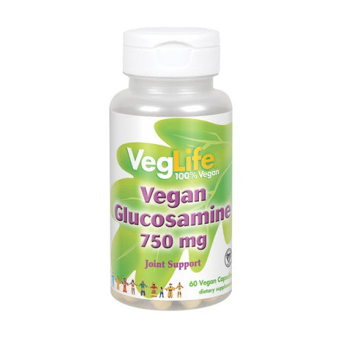 VegLife, Vegan Glucosamine, 750 mg, 60 Veg Caps
